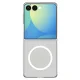 Spigen AirSkin Mag MagSafe Case for Samsung Galaxy Z Flip 7, Clear/White