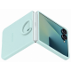 Samsung Galaxy Z Flip 7 (SM-F766B/DS) Original Silicon Case Cover with Ring, Light Blue (EF-PF766TMEGWW)