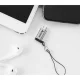 Izoxis USB-C to Micro USB 2.0 Adapter with Lanyard