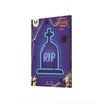 LED Neon Sign RIP Spooky Halloween Decor Forever Light FPNE16, blue