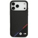 BMW M Carbon Tricolor Line MagSafe Phone Case Cover iPhone 17 Pro Max - Black