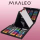 Maaleo Art Set in Suitcase, 208 Pieces, Black