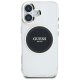 Guess IML Metal Colored Circle MagSafe Case for iPhone 16 Black