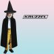 Kruzzel Magician / Wizard Costume Set, 4 Pcs, Black