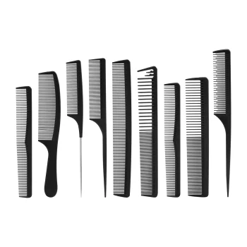 Carbon N-20 Antistatic Hairdressing Comb Set