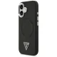 Guess iPhone 17 Case PU Leather Triangle Logo MagSafe, Black