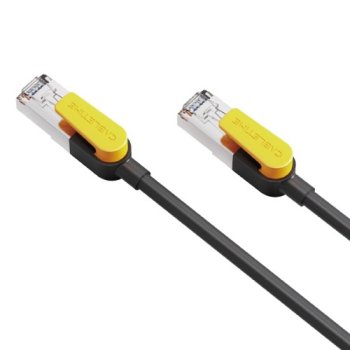 Cat7 S/STP Cable, 1 m, black