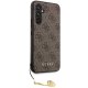 Guess 4G Charms Case for Samsung Galaxy A54 5G, Brown