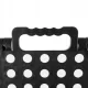 Malatec Folding Stool 39cm, Black/White