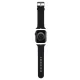 Karl Lagerfeld Apple Watch 42/44/45/49mm Strap 3D Rubber Karl Head, Black