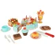 Toy Birthday Cake with Velcro Cutting, 75 Pieces, Blue