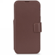 Decoded Leather Detachable Wallet Case with MagSafe iPhone 17 Pro - Brown