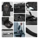 Wozinsky Premium Suit Travel Bag with Wet Pocket (45L), Black
