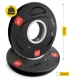 4FIZJO Olympic Weight Plates 2 x 1.25 kg Rubber Coated