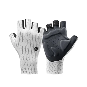 Rockbros 1622003904 Road Cycling Gloves, Size L, Black and White