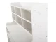 Large Desk Organizer and Shelf, White