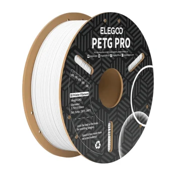 ELEGOO PETG Pro 3D Printer Filament 1.75 mm 1 kg, White