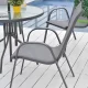 MultiGarden Garden Chair Set, 4 pcs, Grey