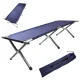 Luaro Folding Camping Bed XXL, 150kg, Blue