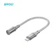 BWOO BZ66 Lightning to 3.5mm Audio Adapter, Grey