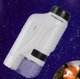 Portable kids\' microscope with LED light, 60–120x magnification, black-white