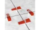 Tile Leveling System, 100 Clips and 100 Wedges, Red
