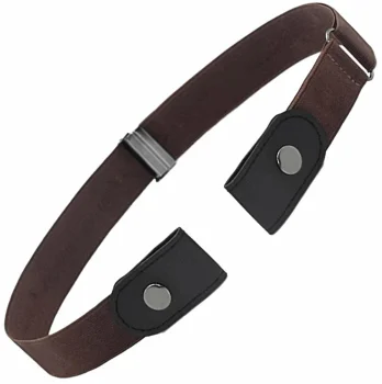 Elastic Buckle-Free Belt BQ53D, Brown