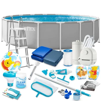 Frame Pool Intex 26732ND 549 x 122 cm with Filter Pump and Accessories