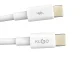 Fast Wall Charger 35W Dual Port USB-C and USB-A with Cable, White