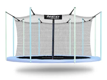 Neo-Sport Internal Trampoline Safety Net 457-465 cm (15 ft), 10 Poles