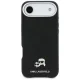 Karl Lagerfeld Karl & Choupette Head Pins Saffiano MagSafe Case for iPhone Air - Black