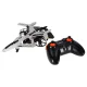 Syma P01 Airplane RC Drone 2.4 GHz with LED Lighting and Stunt Modes, Silver