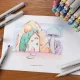 Double-sided Marker Pens Arrtx Oros, 40 Pastel Colours