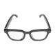 COLMI V03 Smart Glasses Square Frame Blue Light Blocking, Black