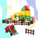Educational Magnetic Tiles Building Set, Farm Animals Theme Ricokids RK-781