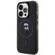 Karl Lagerfeld iPhone 15 Pro Case IML Ikonik MagSafe, Black