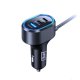 Автомобильное зарядное устройство 3mk 135W PD QC PPS (USB-C + USB-A), черное