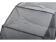 Hanging Wardrobe Organizer with 4 Shelves, 80 cm, Grey