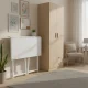 Modernhome Folding Computer Desk, 80x45 cm, White