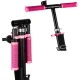 Kruzzel Spidoo 00025628 Foldable Kids City Scooter, Black/Pink
