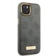 Guess Peony Logo Plate MagSafe Case for iPhone 13, Grey
