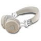 Guess GUBH70PGTSPSE ENC Bluetooth 5.3 On-Ear Wireless Headphones, Beige
