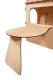 Wooden Garden Playhouse for Kids with Chalkboard and Table, 86 x 137 x 105 cm