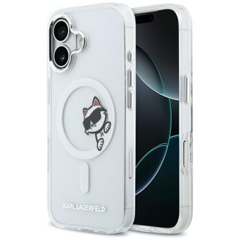 Karl Lagerfeld IML Peekaboo MagSafe iPhone 17 Case - Transparent