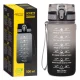 4Fizjo 1307 Motivational Sports Water Bottle, 500 ml, Grey