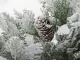 Small Artificial Christmas Tree with Snow, 45 cm, Green