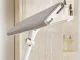 2-in-1 Telescopic Window and Floor Squeegee with Microfiber