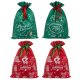 Ruhhy Christmas Gift Bag Set, 4 pcs, 45x29.5 cm