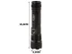 Coba CB-41 Tactical Flashlight with Zoom and USB-C, CREE XHP50