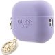 Guess GUAP23DSLGHDU AirPods Pro 2 чехол фиолетовый/пурпурный 3D резина 4G алмаз...